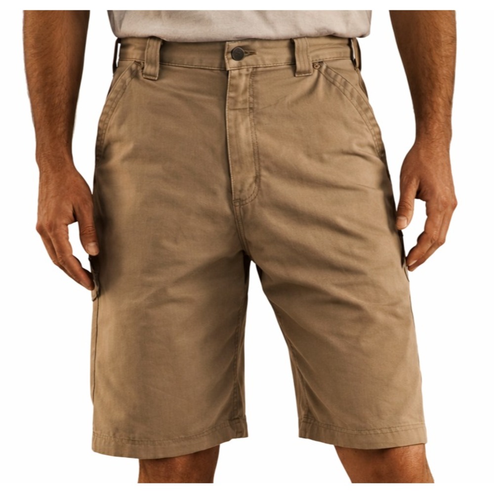 Carhartt Canvas Utility Work Shorts Men's 48 x 10  Tan Hammer Loop B147 Gorpcore
